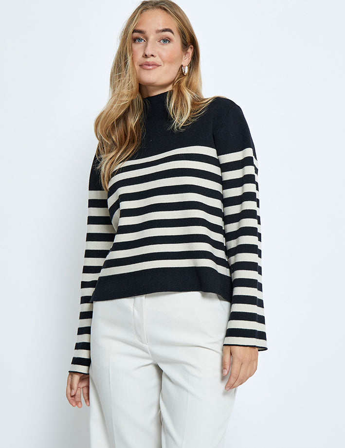 Minus MSLupi Pullover Pullover 100S Black Striped