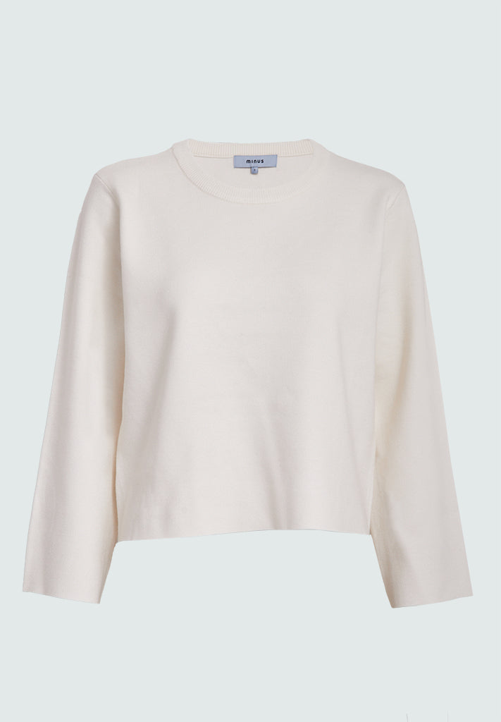 Minus MSLupi Round Neck Knit Pullover Pullover 235 Cloud Dancer