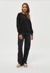 Minus MSLupi Strik Pullover Pullover Sort