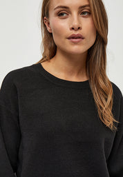 Minus MSLupi Strik Pullover Pullover Sort