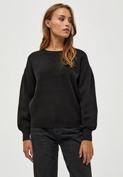 Minus MSLupi Strik Pullover Pullover Sort