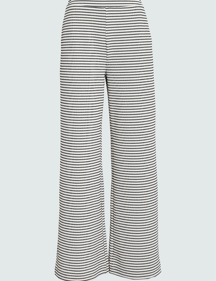 Minus MSMaki High Waist Pant Bukser 100S Black Striped