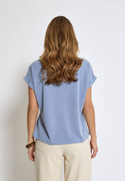 Minus MSMavelyn Bluse Toppe 1048 Ice Blue