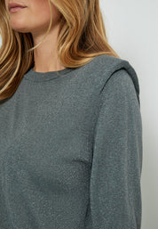 Minus MSMekira Pullover Pullover 148MET Gunmetal Metallic