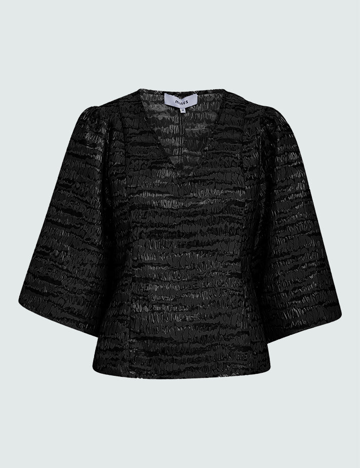Minus MSMelbi Bluse Bluser Sort