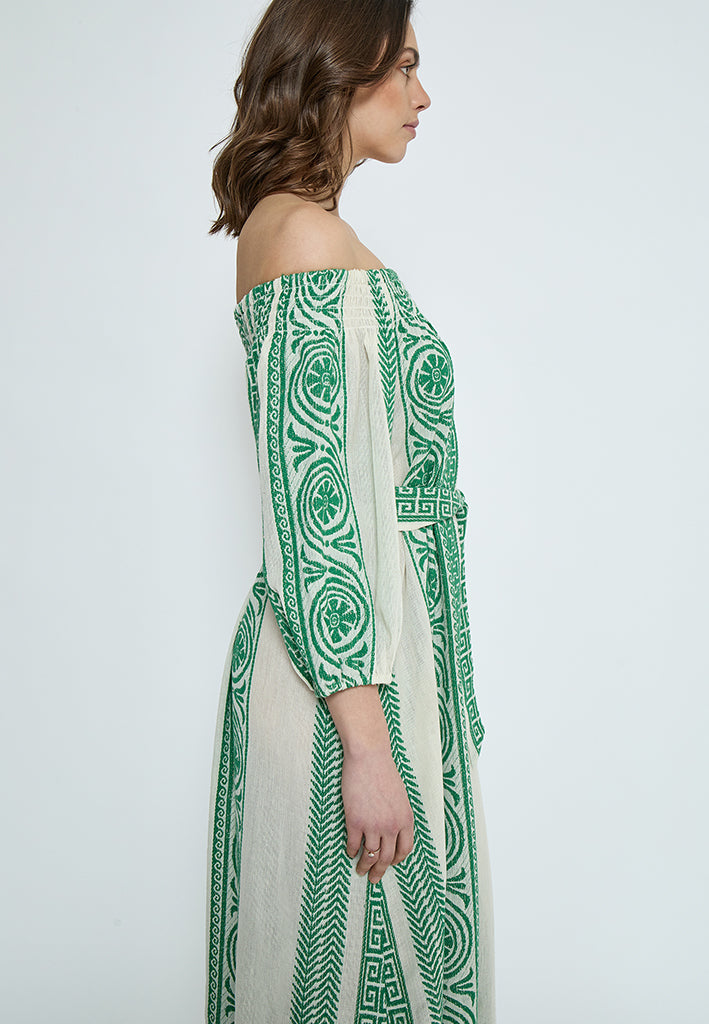 Minus MSMerilla Maxi Dress Kjoler 3201 Palm Green
