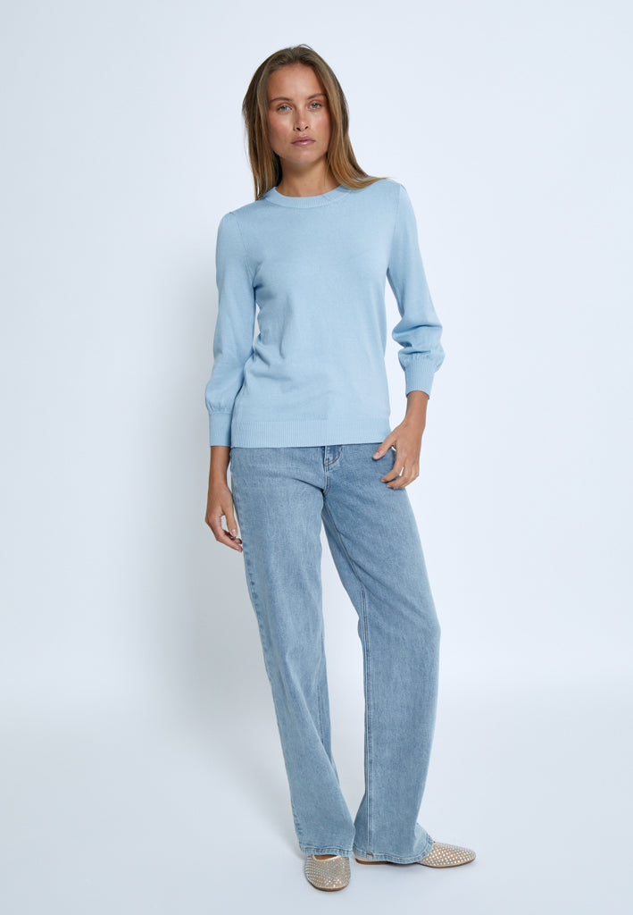 Minus MSMersin Strik Pullover Pullover 1048 Ice Blue