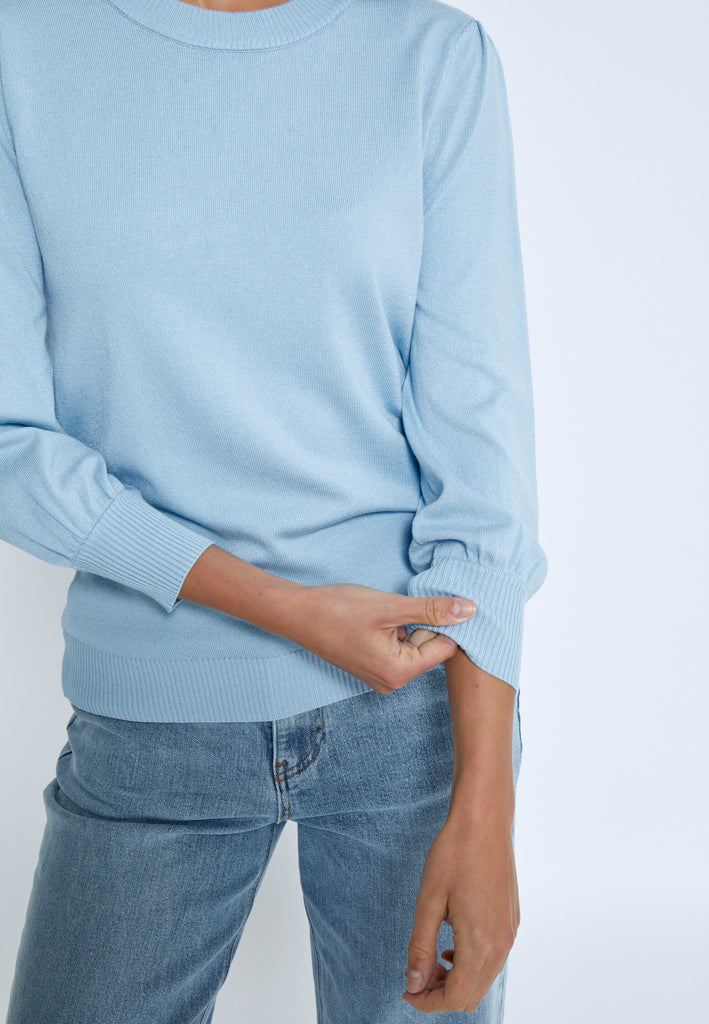 Minus MSMersin Strik Pullover Pullover 1048 Ice Blue