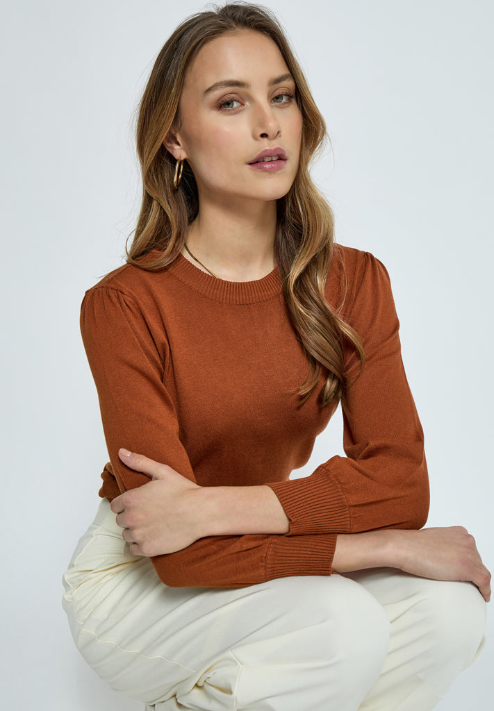 Minus MSMersin Strik Pullover Pullover 398 Desert Sand