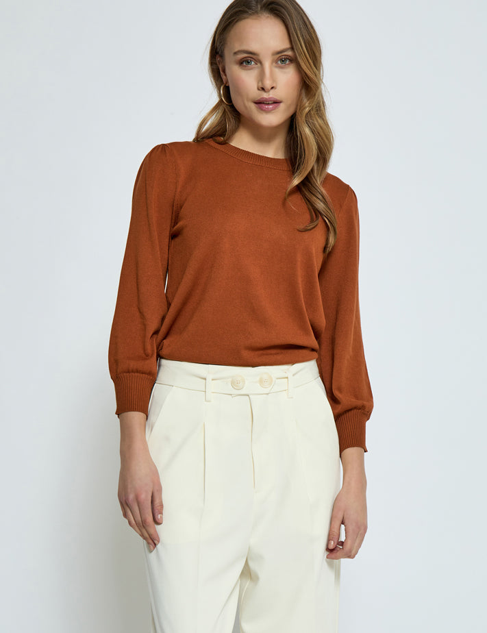 Minus MSMersin Strik Pullover Pullover 398 Desert Sand