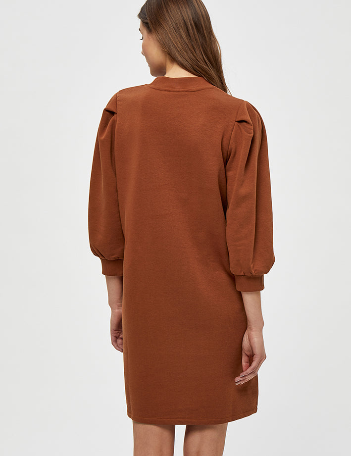 Minus MSMika Sweatkjole Kjoler 0155 Dark Sand