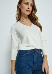 Minus MSMilla Strik Pullover Pullover 220 Broken White