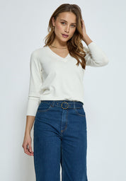 Minus MSMilla Strik Pullover Pullover 220 Broken White