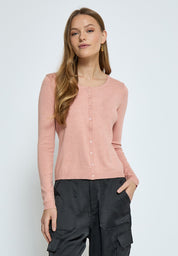 Minus MSNew Laura Cardigan Cardigans 251M Powder Rose Melange