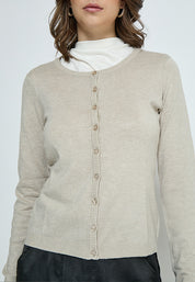 Minus MSNew Laura Cardigan Cardigans 9015M Sand Gray Melange