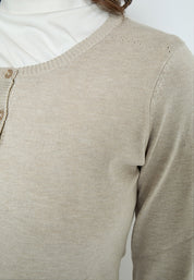 Minus MSNew Laura Cardigan Cardigans 9015M Sand Gray Melange