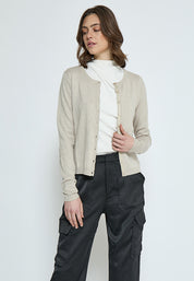 Minus MSNew Laura Cardigan Cardigans 9015M Sand Gray Melange
