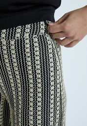 Minus MSNila Pant Bukser 100S Black Striped