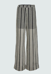 Minus MSNila Pant Bukser 100S Black Striped
