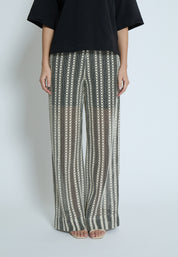 Minus MSNila Pant Bukser 100S Black Striped