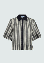 Minus MSNila Shirt Skjorter 100S Black Striped