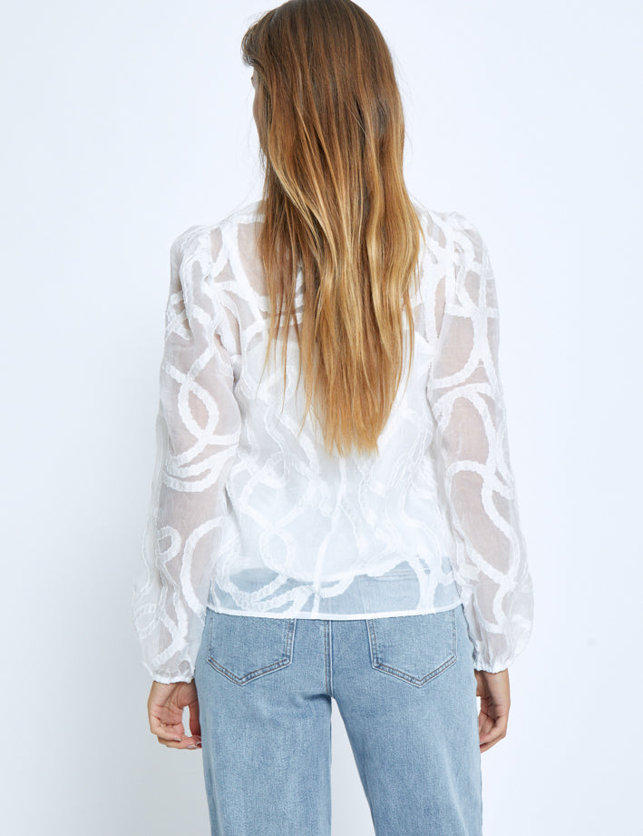 Minus MSOdine Bluse Bluser 235 Cloud Dancer
