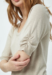 Minus MSPam Stik T-shirt T-Shirt 9015M Sand Gray Melange