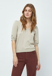 Minus MSPam Stik T-shirt T-Shirt 9015M Sand Gray Melange