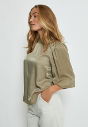 Minus MSRavena Blouse Bluser 3819 Gothic Olive
