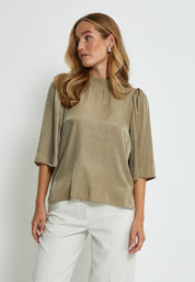Minus MSRavena Blouse Bluser 3819 Gothic Olive