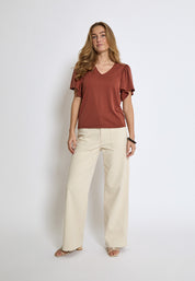 Minus MSRianne T-Shirt T-Shirt 4800 Smoked Paprika