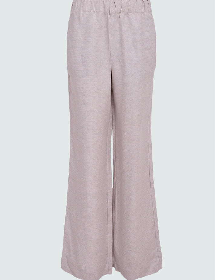 Minus MSSabbi Linen Pant Bukser 353M Nomad Sand Melange