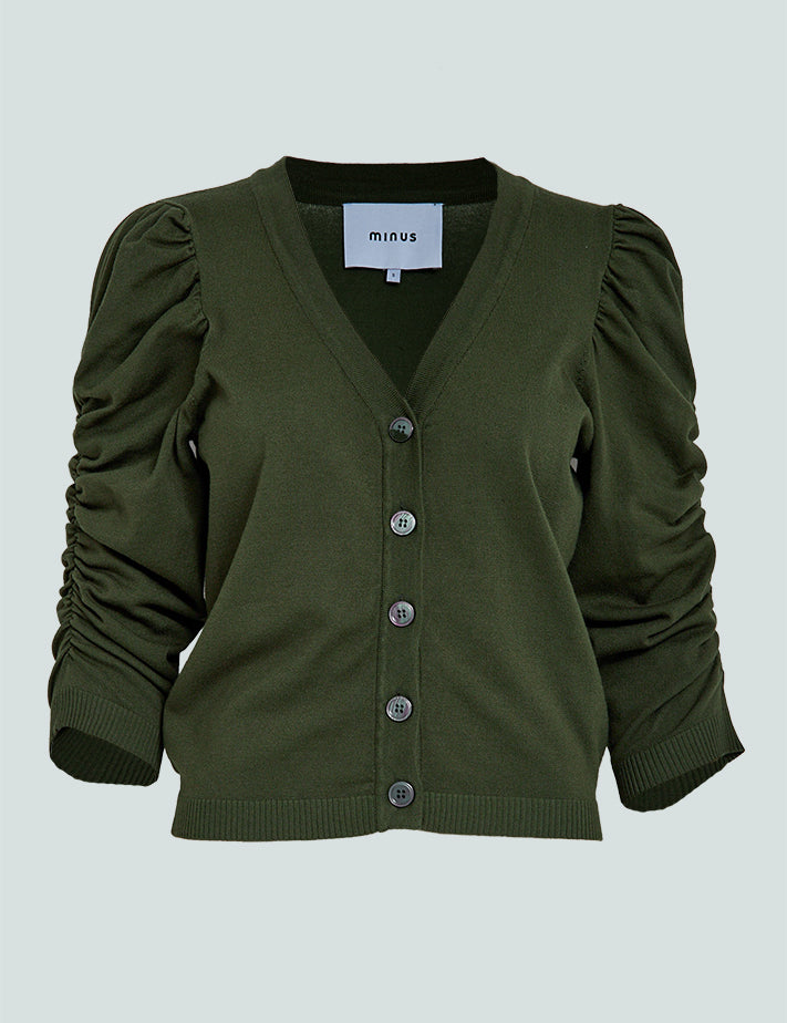 Minus MSSeana Knit Cardigan Cardigans 3835 Rifle Green