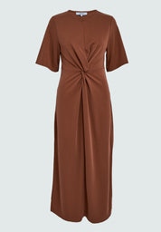 Minus MSSevera Midi Modal Dress Kjoler 4800 Smoked Paprika
