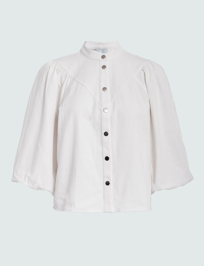 Minus MSSigga Shirt Skjorter 235 Cloud Dancer