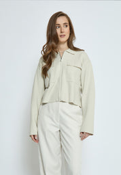 Minus MSTammy Cropped Jacket Jakker 0175 Light Birch