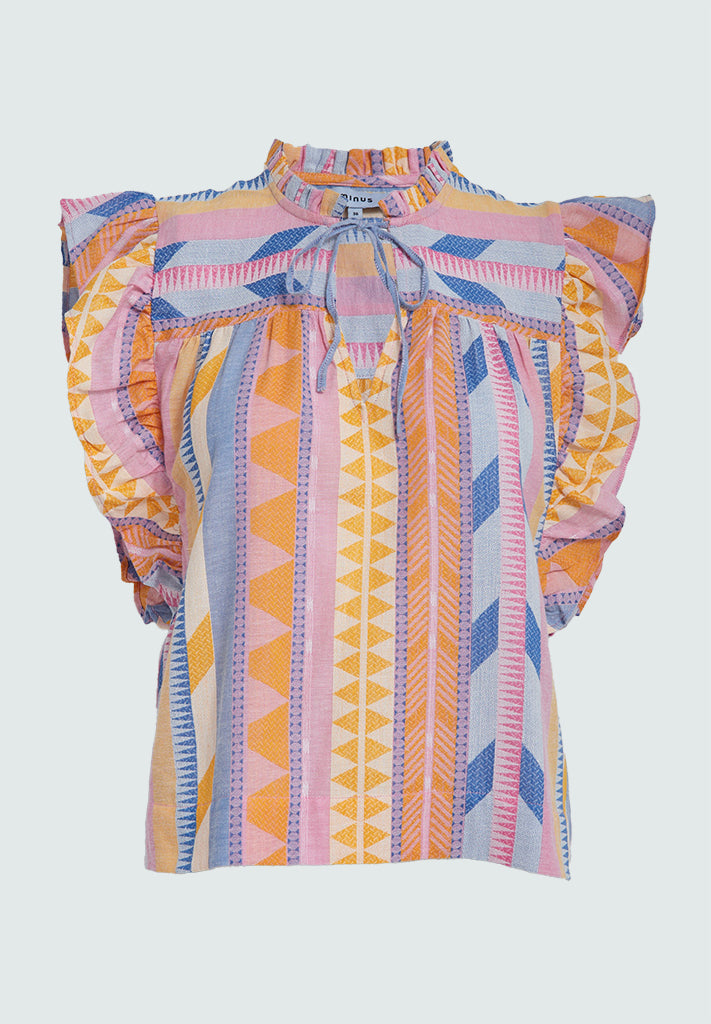 Minus MSToya Blouse Bluser 6029 Orchid Pink
