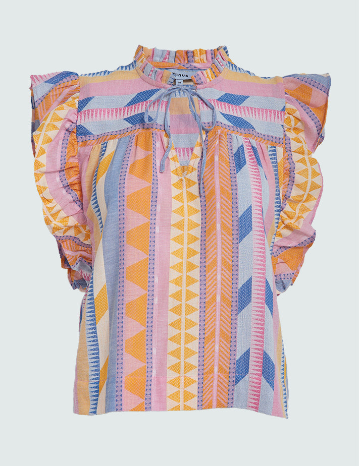 Minus MSToya Blouse Bluser 6029 Orchid Pink