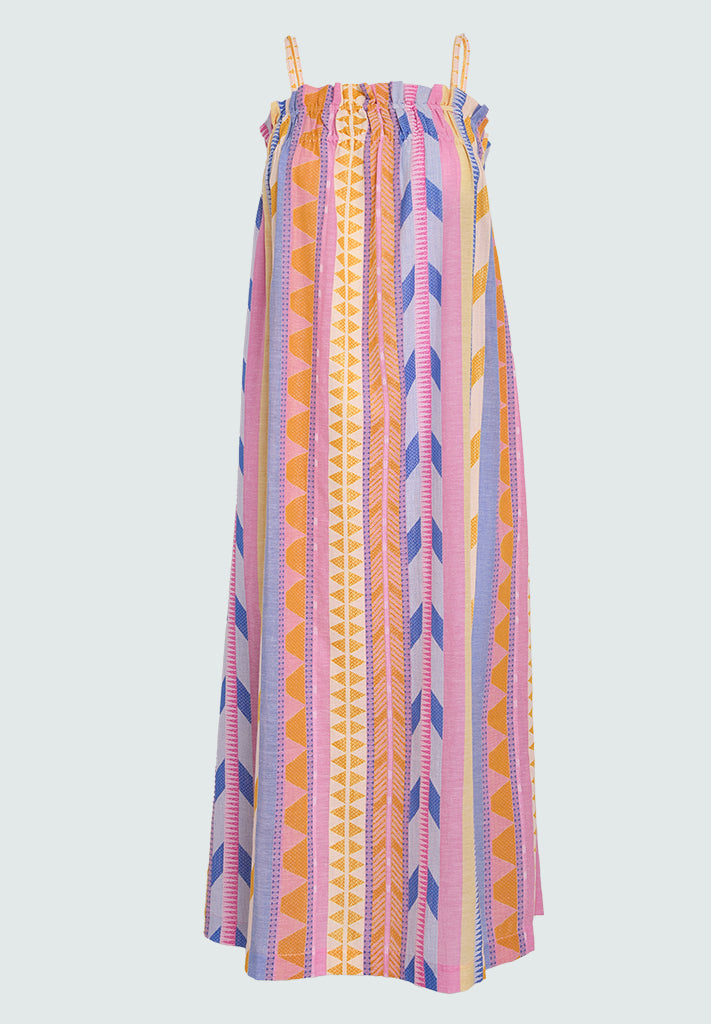 Minus MSToya Midi Dress Kjoler 6029 Orchid Pink