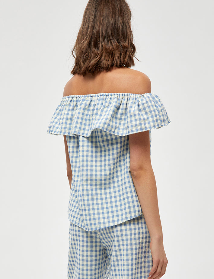 Minus MSValika Top Toppe 9416C Lemon Sorbet Checked