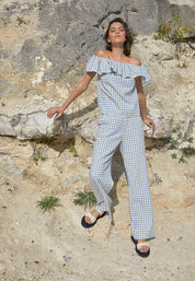 Minus MSValika Top Toppe 9416C Lemon Sorbet Checked
