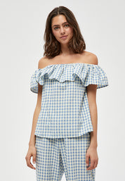 Minus MSValika Top Toppe 9416C Lemon Sorbet Checked