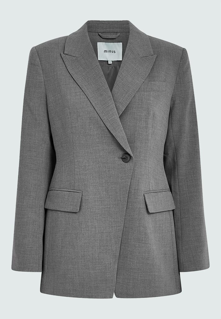 Minus MSWelma Blazer Blazer 112M Light Grey Melange