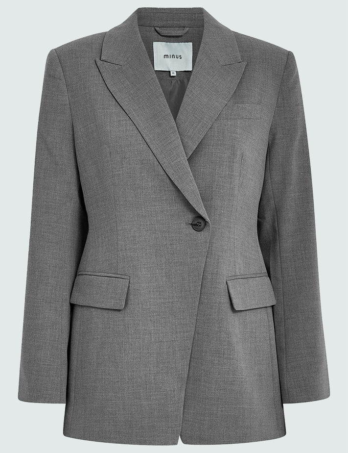 Minus MSWelma Blazer Blazer 112M Light Grey Melange