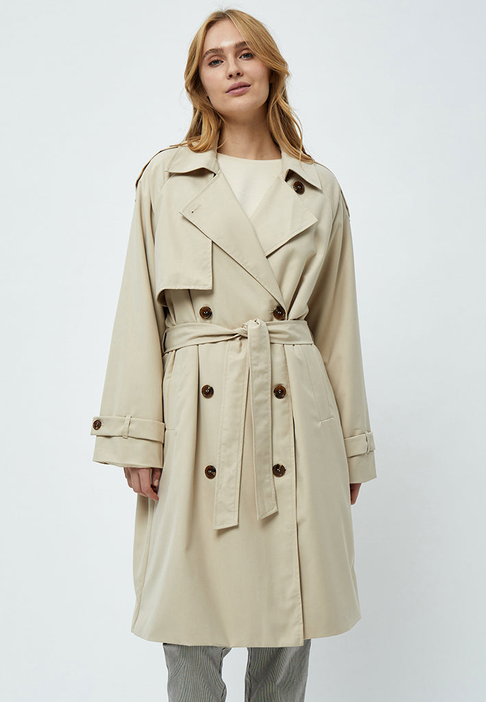 Peppercorn Maggie Trenchcoat Jakker 435 Safari