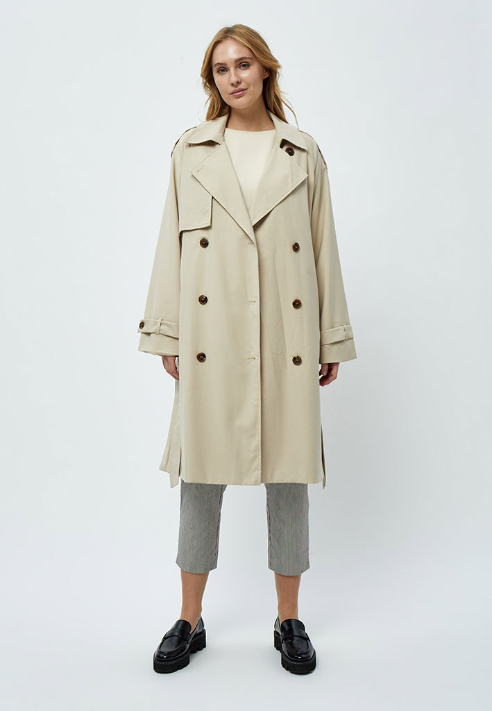 Peppercorn Maggie Trenchcoat Jakker 435 Safari