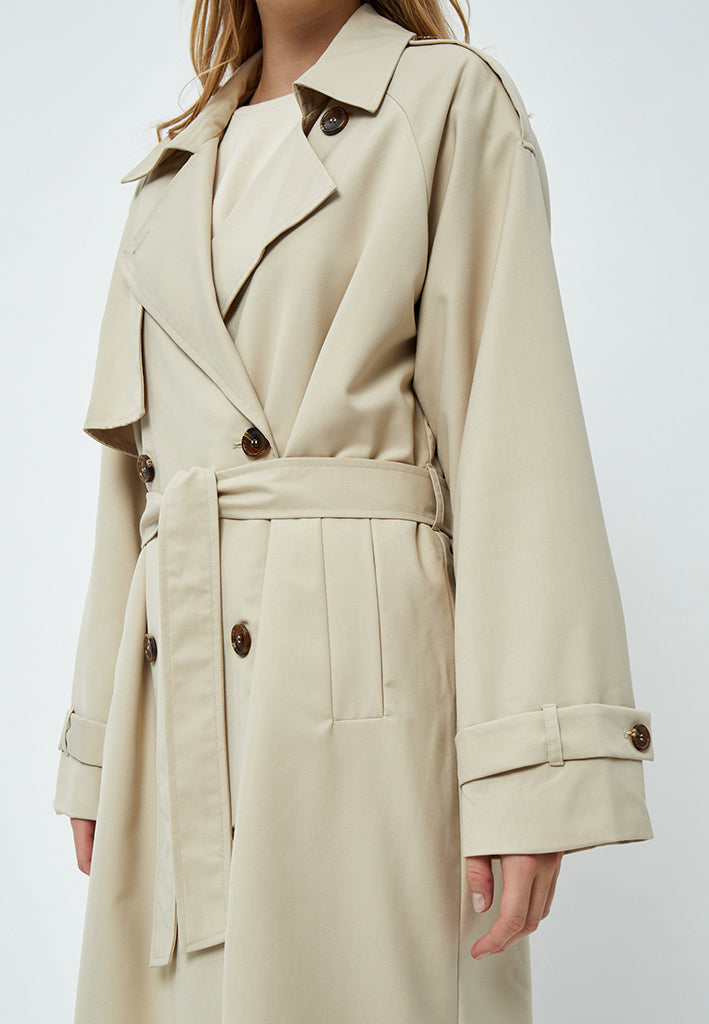 Peppercorn Maggie Trenchcoat Jakker 435 Safari