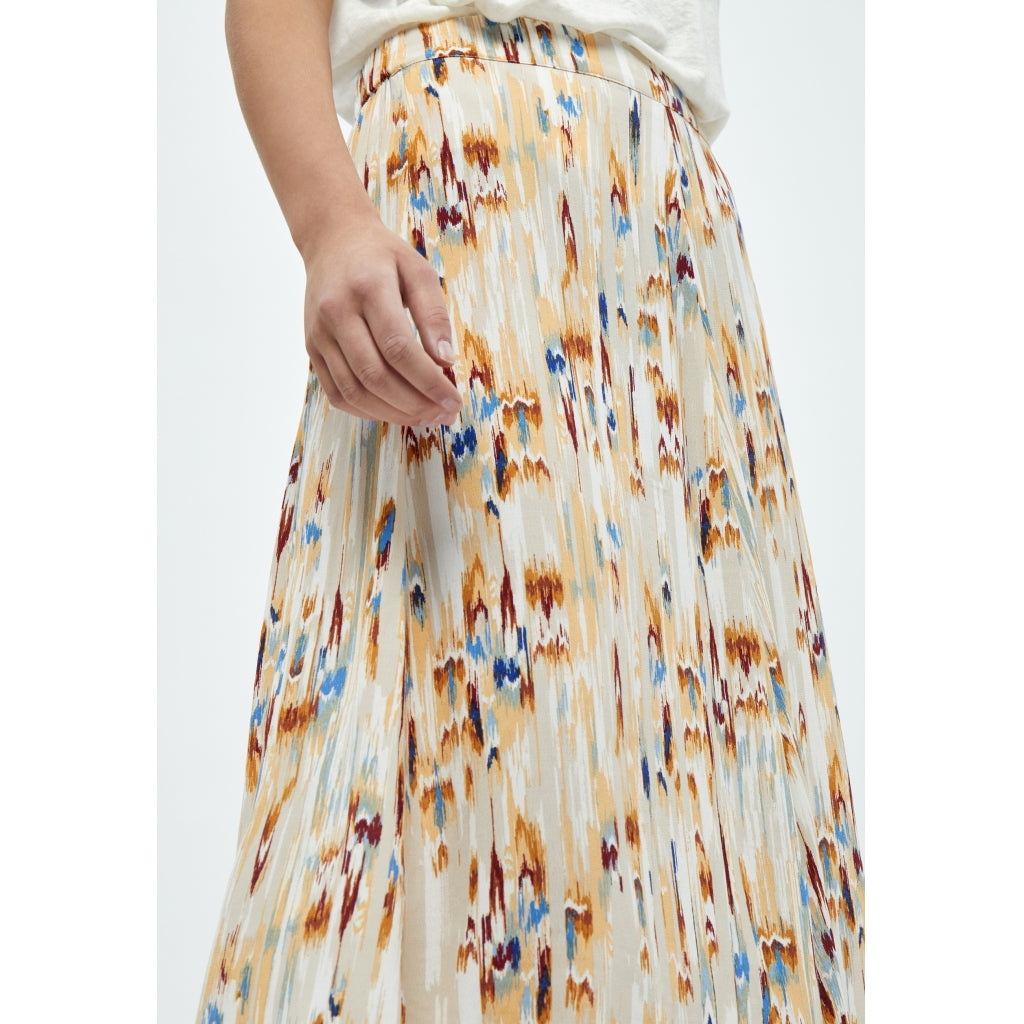 Peppercorn Mahogany Julianna Skirt Nederdele 2105P Feather Gray Print