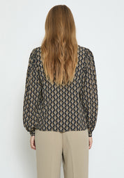 Minus Marcelina Skjorte Skjorter 4043P Nomad Sand Print