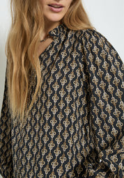 Minus Marcelina Skjorte Skjorter 4043P Nomad Sand Print
